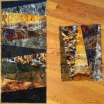 stacked fans table runner