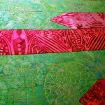 quilting in green 1
