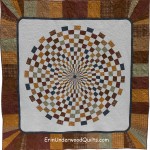 optical illusions in plaid