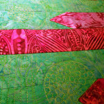 quilting in green 1